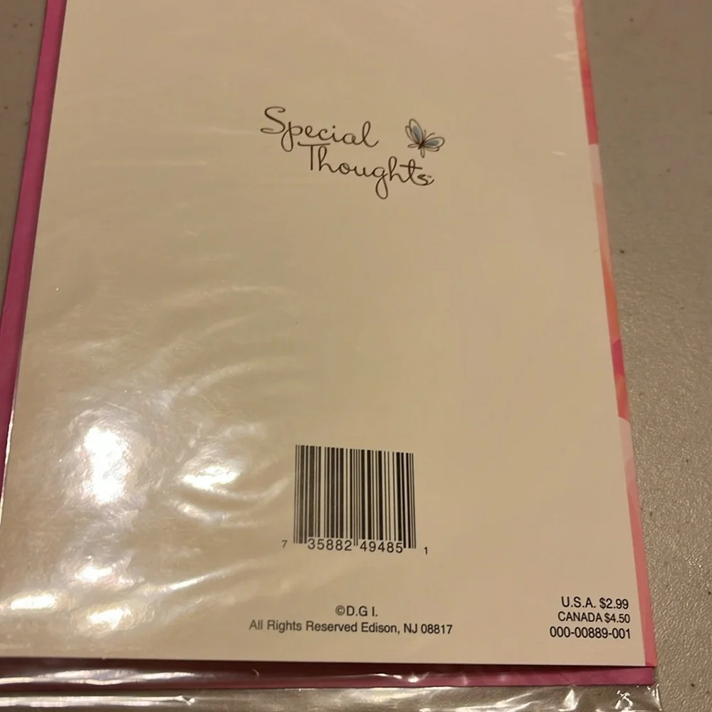 Mother’s Day cards in plastic. By special thoughts new. Lot of cards b/day card
